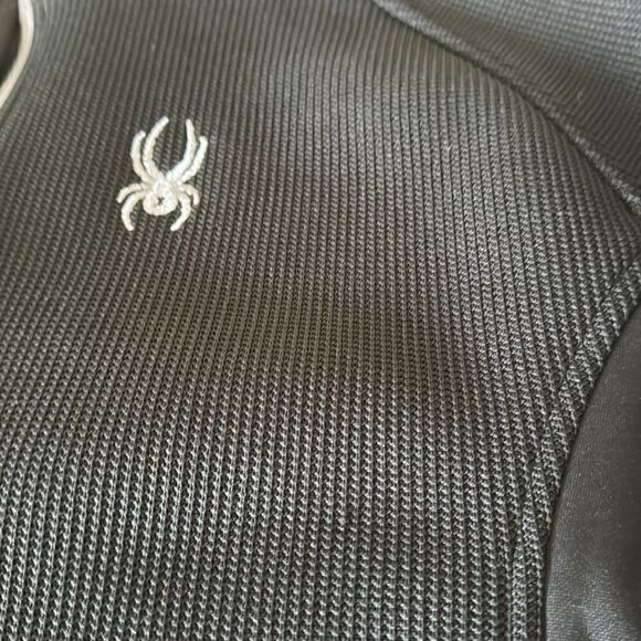 Spyder Men’s Outbound Black Jacket Outdoors Performance Fleece Lined Size L EUC - Picture 9 of 14